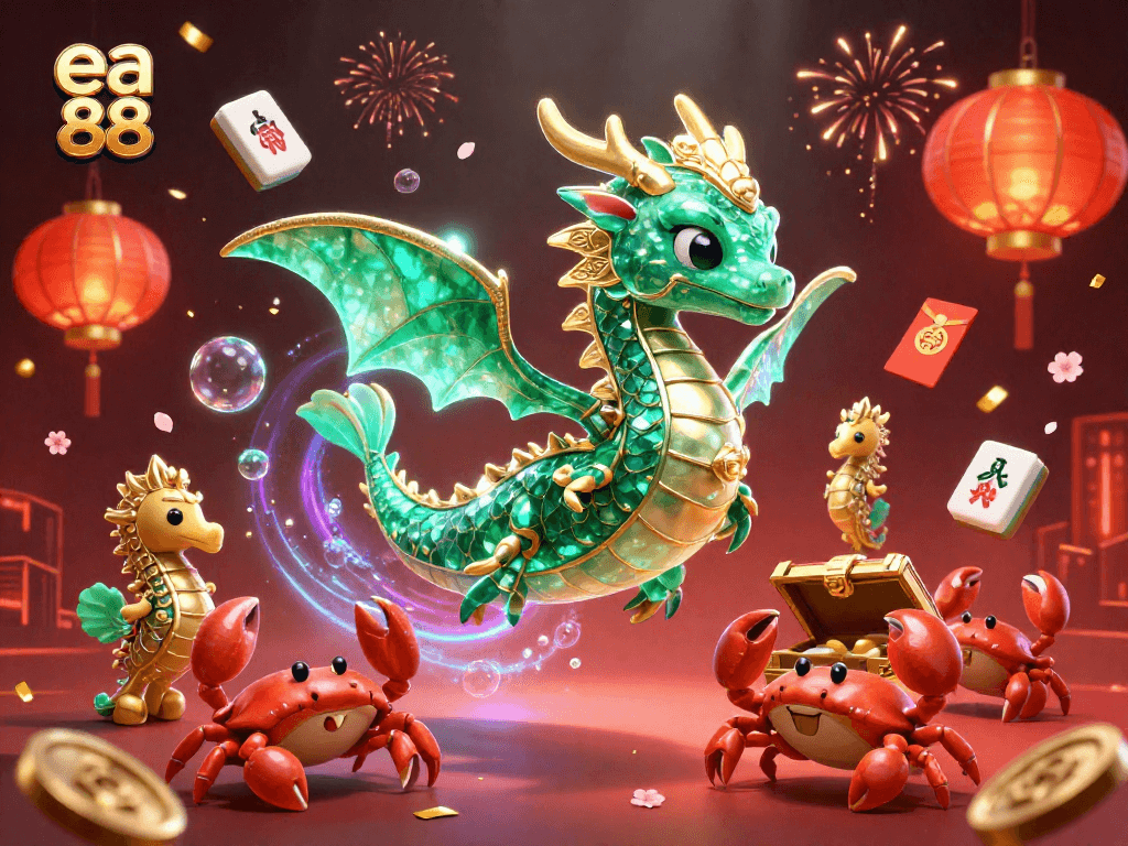 Experience thrilling gameplay at ea 88 with a vibrant 3D underwater casino scene featuring treasures and symbols.