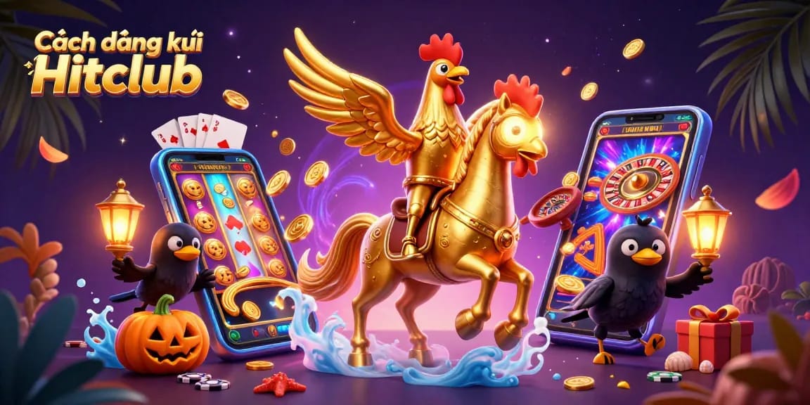 Cách đăng ký Hitclub and enjoy rewarding gaming experiences with vibrant casino elements.