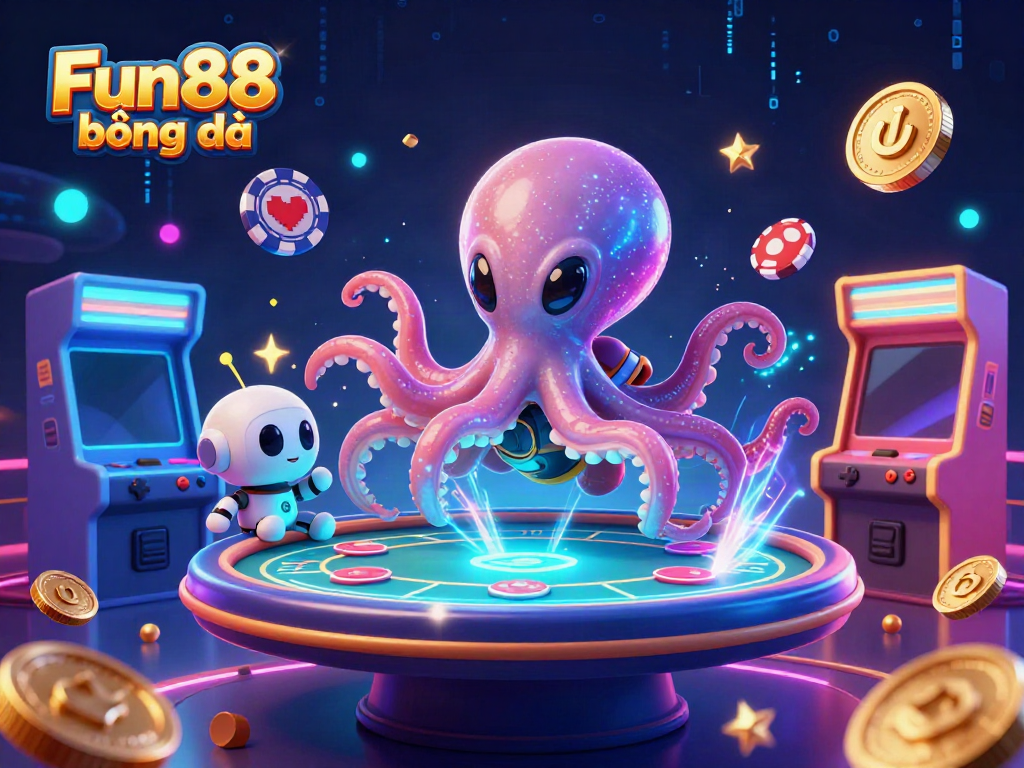 Engage in Fun88 bóng đá with exciting holographic poker inspired by futuristic elements and immersive visuals.