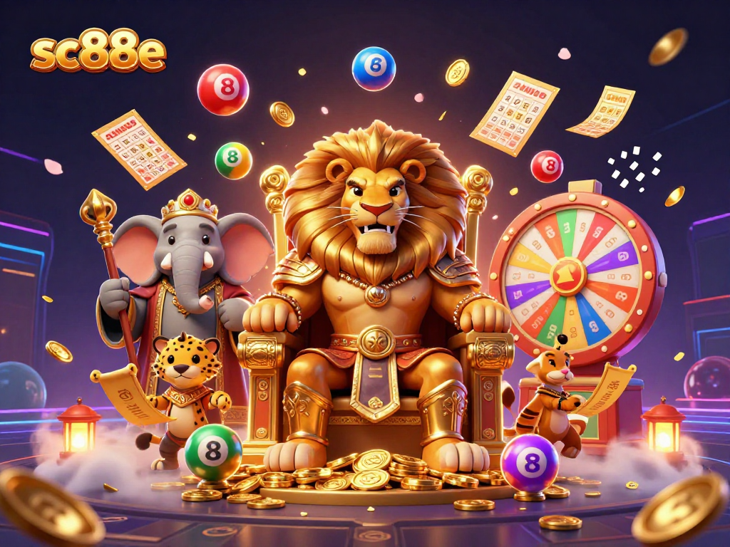 Engage with the sc88e gambling experience, featuring lively characters and dynamic game elements.
